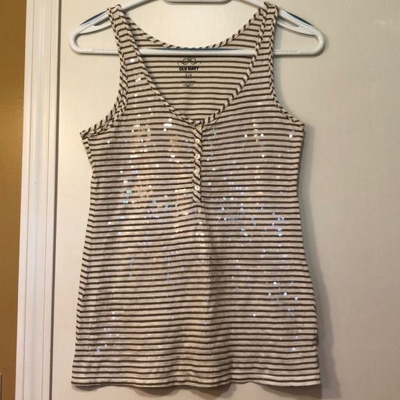 Old Navy Tops - *BOGO* Old navy sequin tank top *BOGO*